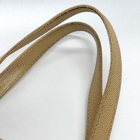 Authentic CHANEL CC Mark CC Bag Tote Bag Caviar Leather Beige - Picture 7 of 15